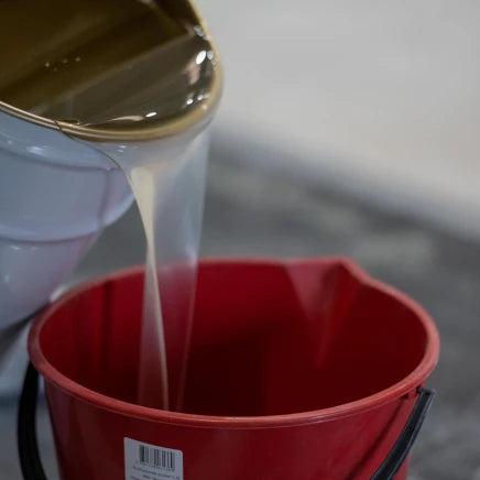 Pouring in the bucket