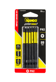 Kango Hypertorque 89mm PH2 Impact Driver Bit 10 Pack