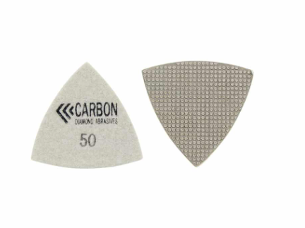 50# Electroplated Triangle Corner Pad