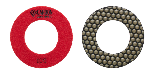 125mm (5") 100# Elite Honeycomb (Ring-Type) Polishing Pad Wet/Dry