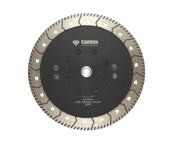 230mm (9") CDA Professional Series Turbo Coarse 30# Flush Cutting Blade M14