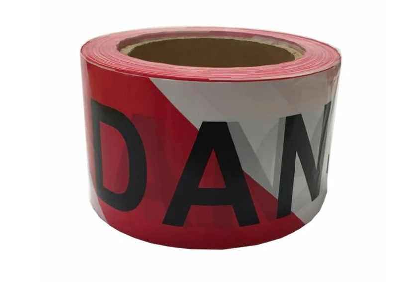 Brutus 75mm x 100m Printed Danger Tape