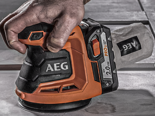 AEG 18V 125mm Random Orbital Sander - Skin Only