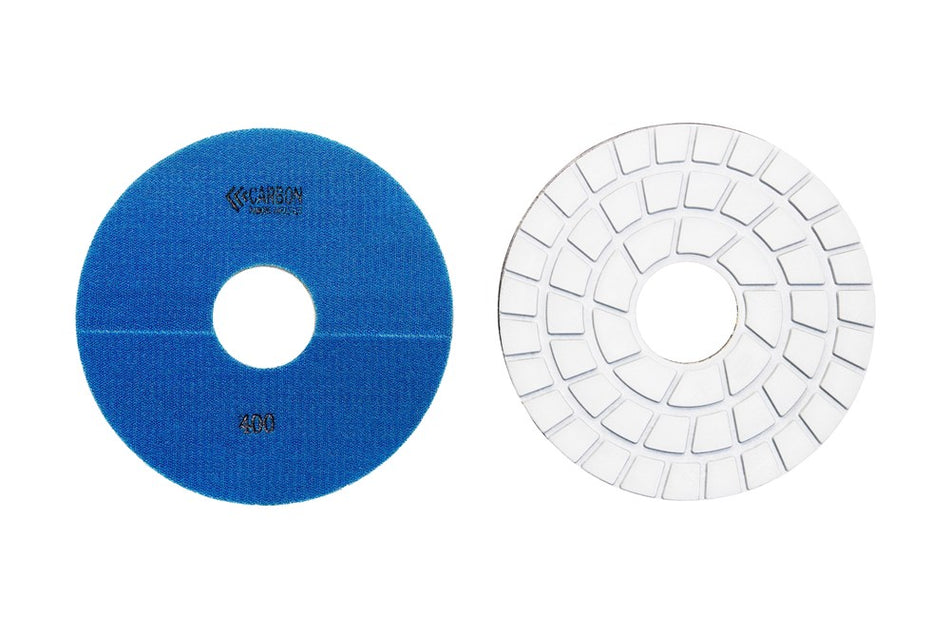 9" 400# Elite (W-Type) Wet/Dry Polishing Pad